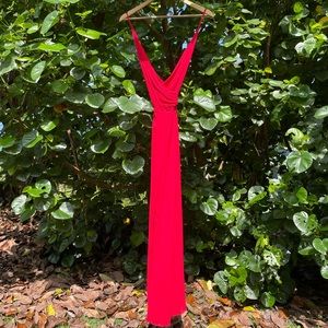 Reformation red jumpsuit